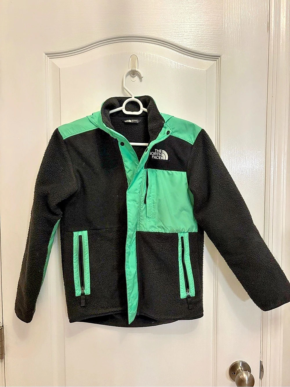 The North Face Denali Hoodie Color Block Jacket